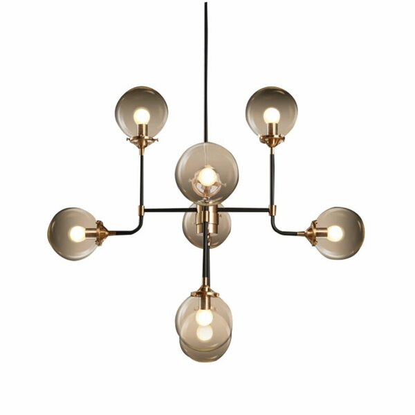 Corrigan Studio Richfield Light Sputnik Modern Linear Chandelier